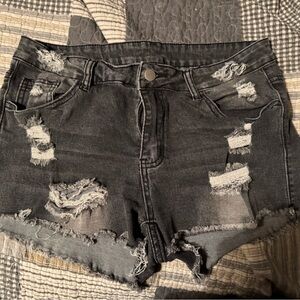 5/$20.00 item Women’s SHEIN black Jean shorts